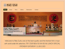 Tablet Screenshot of nikosushitarzana.com